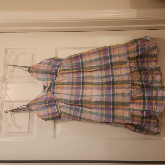 wild fable Dresses & Skirts - Wild Fable Plaid Spring Dress with Lining and Elastic Back